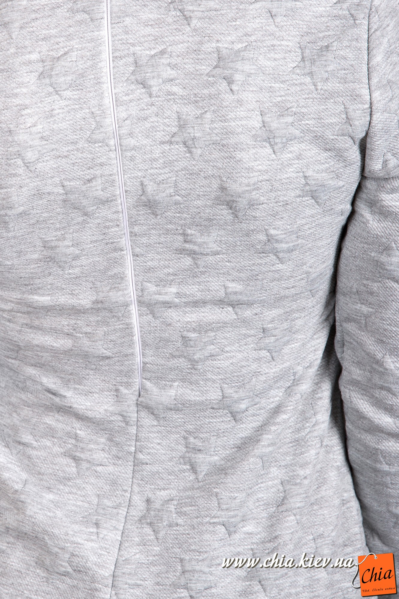 Платье - Футляр С Воротником - Стойкой Жаккард