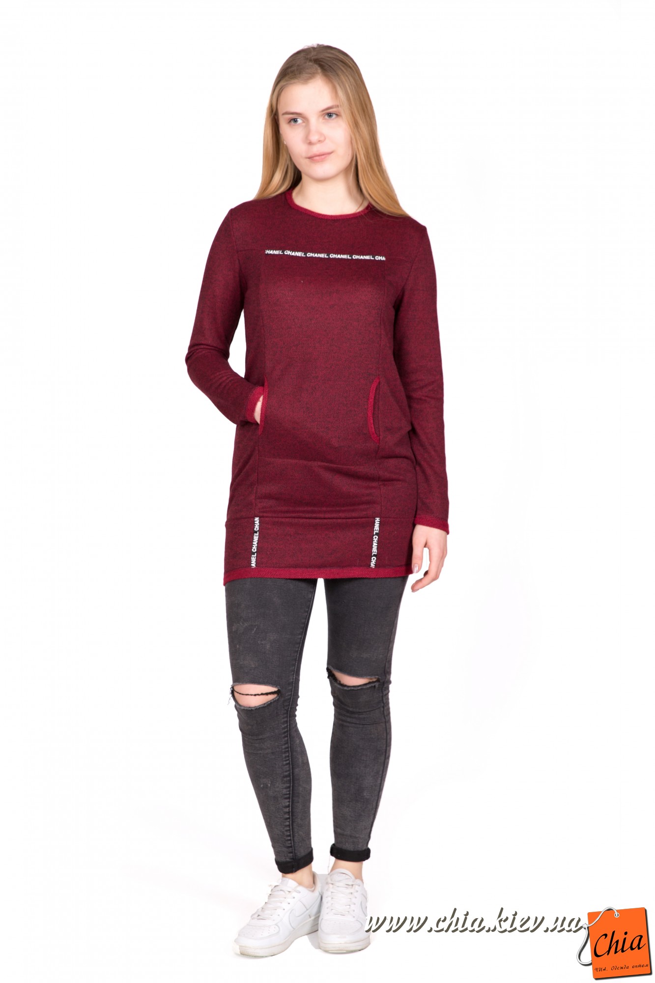 Платье Туника Трехнитка