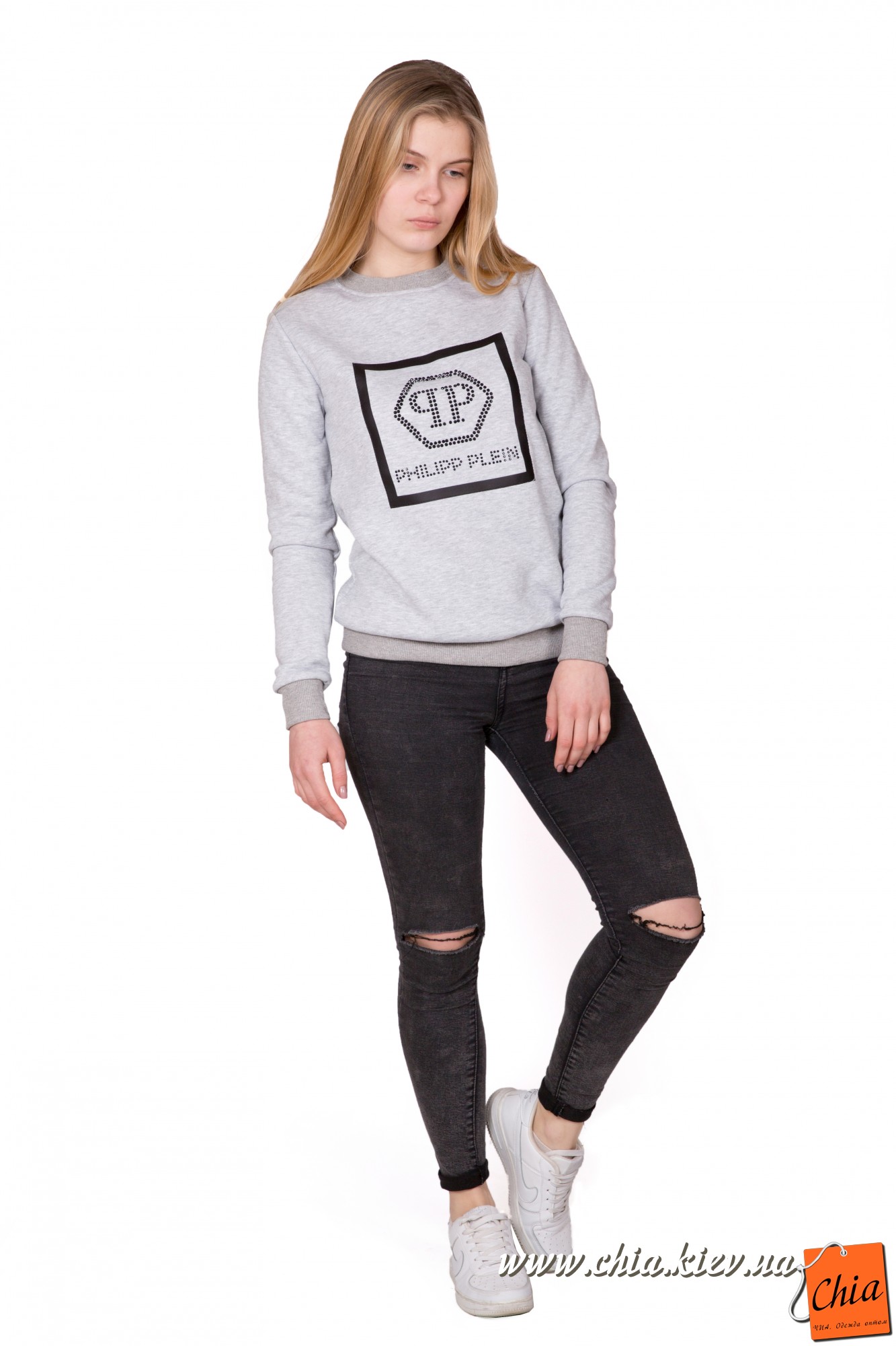 Свитшот Philipp Plein - Трехнитка На Флисе