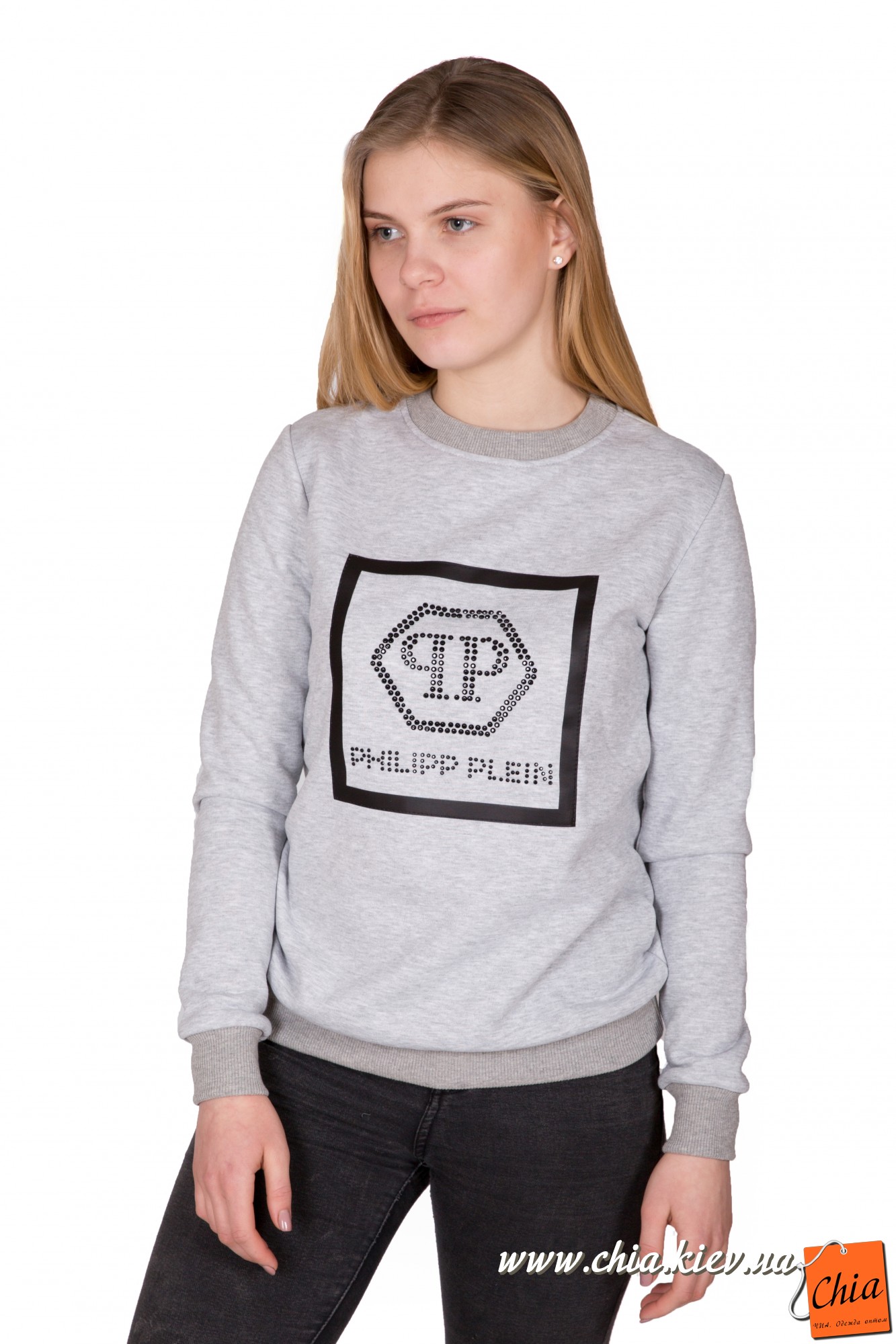 Свитшот Philipp Plein - Трехнитка На Флисе