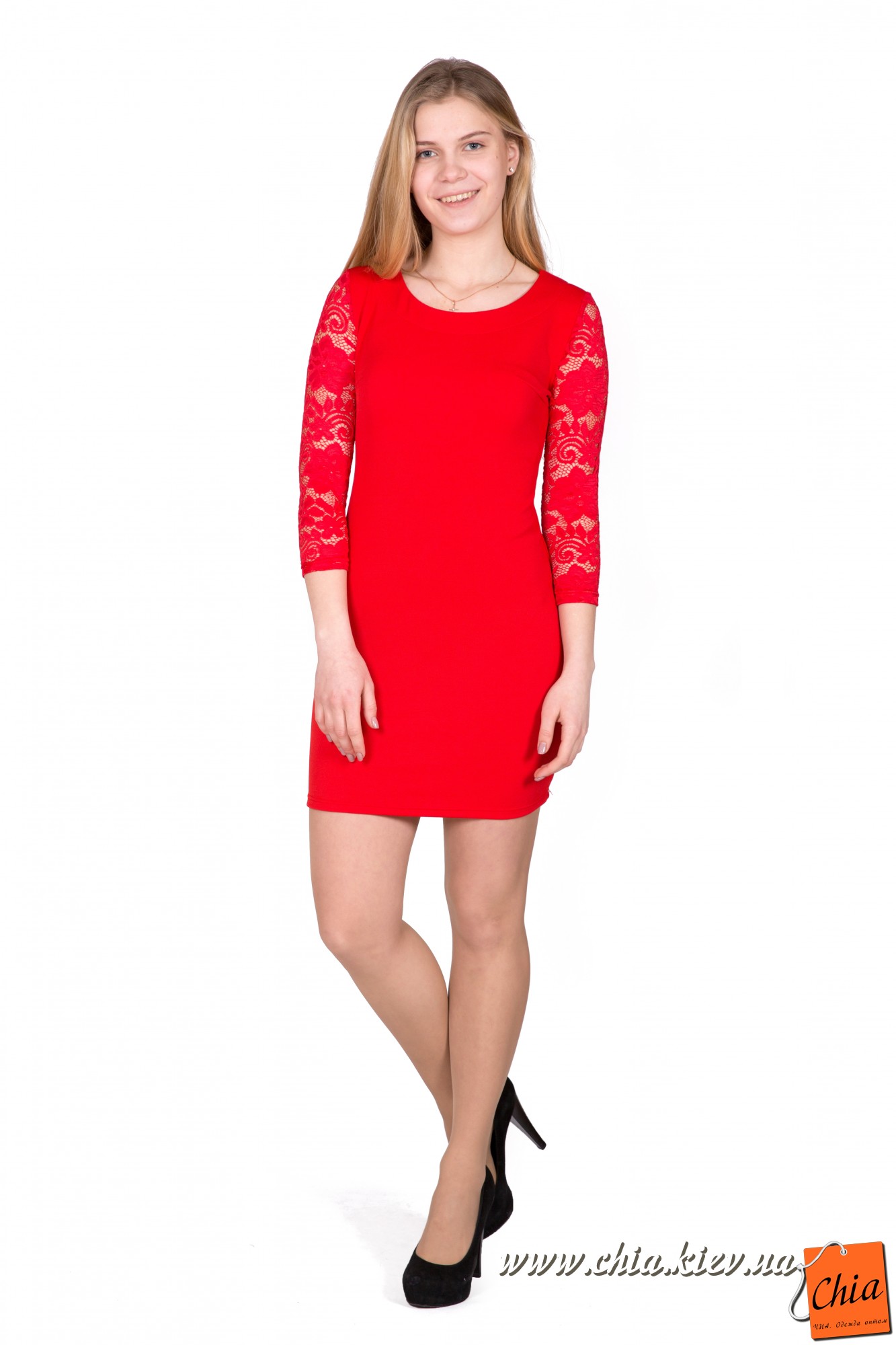 Платье – Футляр Из Кукуруза, Гипюр