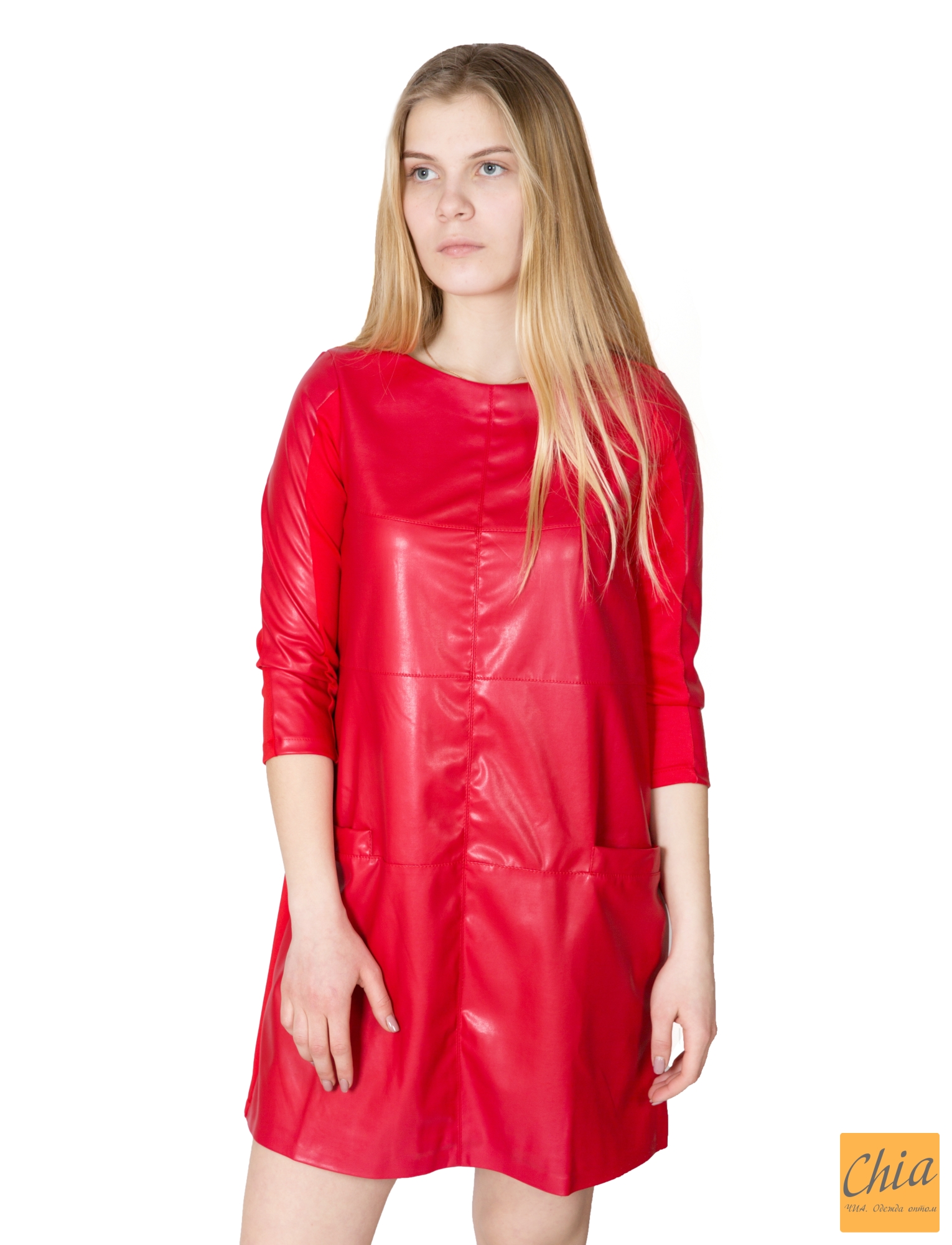 Платье Туника Кожа - Дайвинг