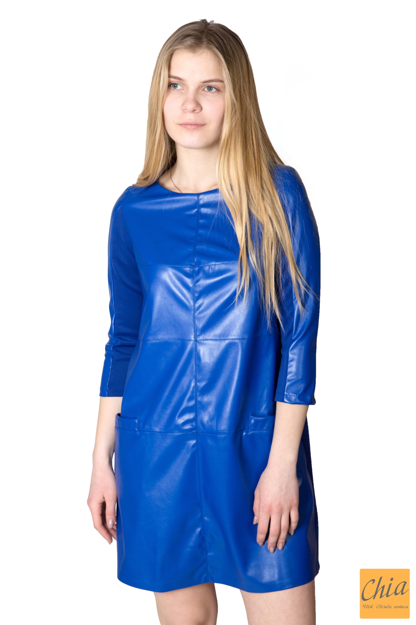 Платье Туника Кожа - Дайвинг