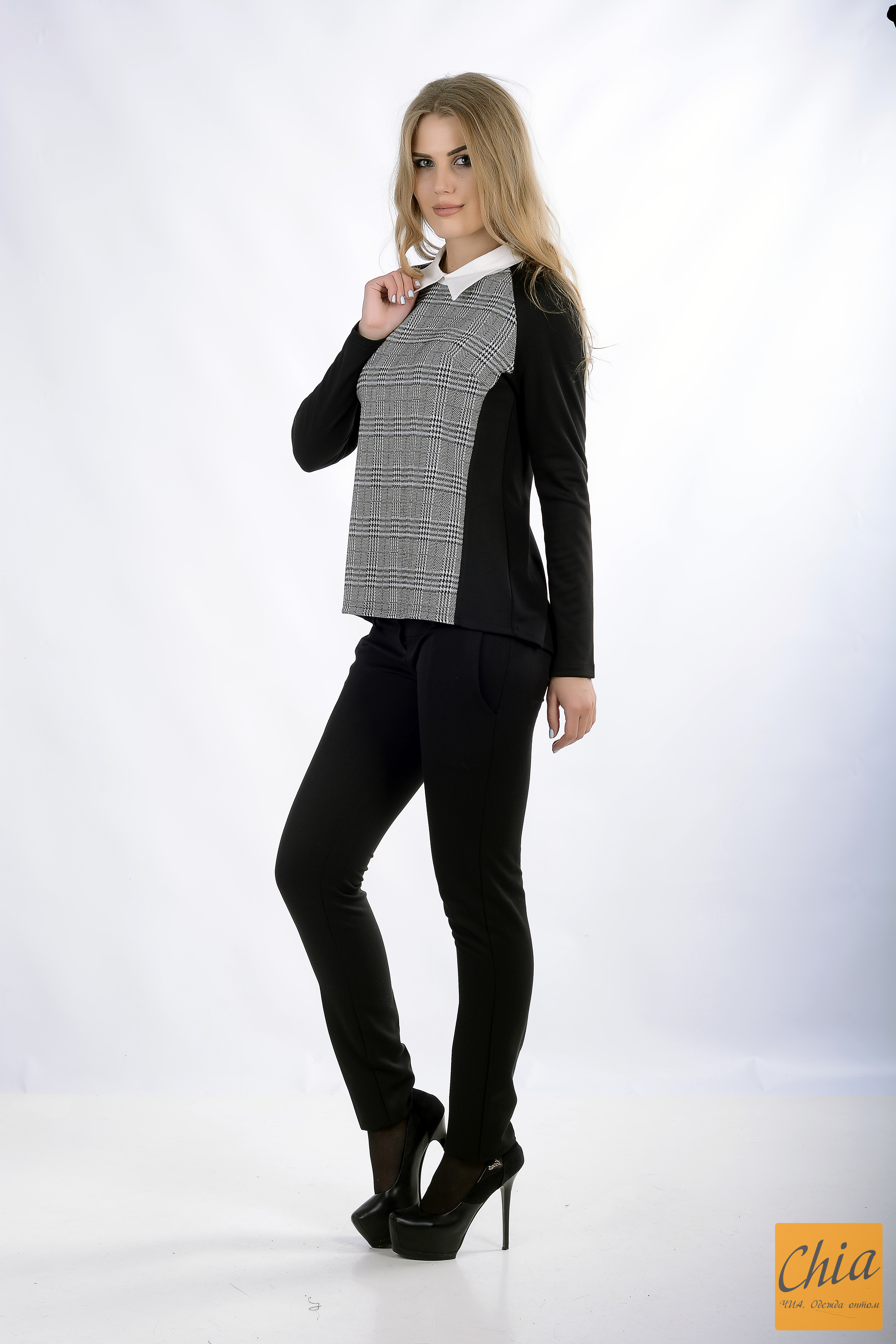 Кофта "LADY" клетка classik