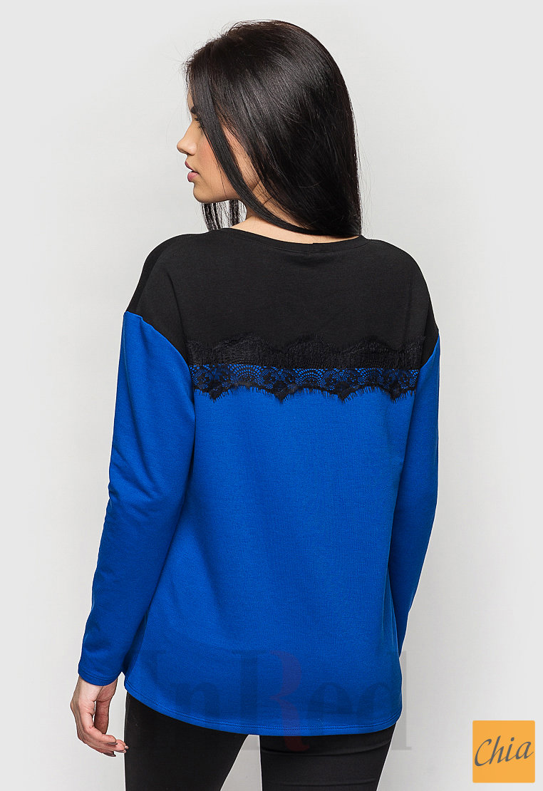 Свитшот "ELLE" сине-черный