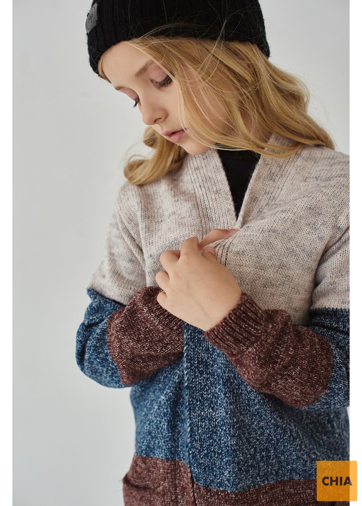 Кардиган Селена, комбинированный