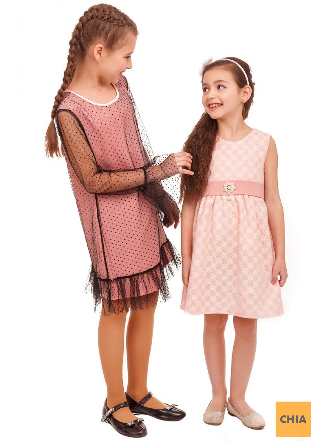 Платье Альбина, персиковый