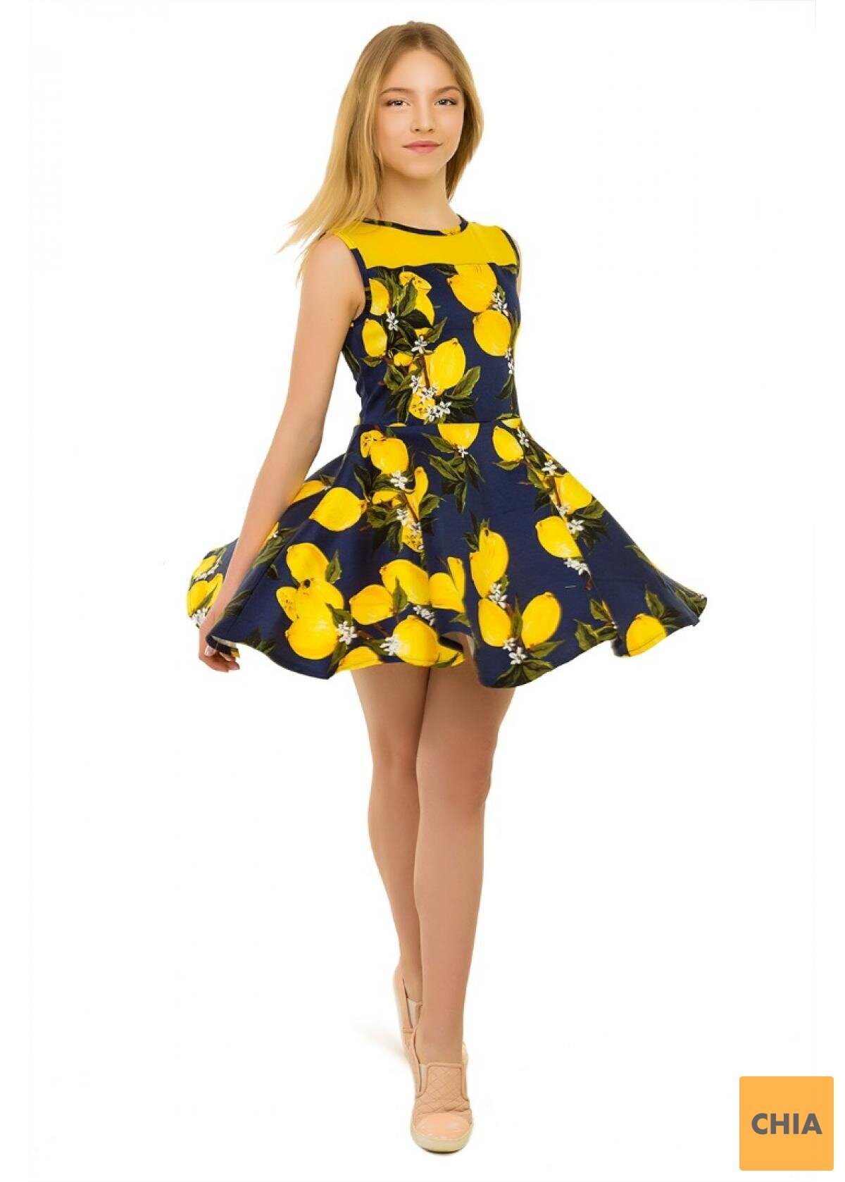 Платье Лайм, синий