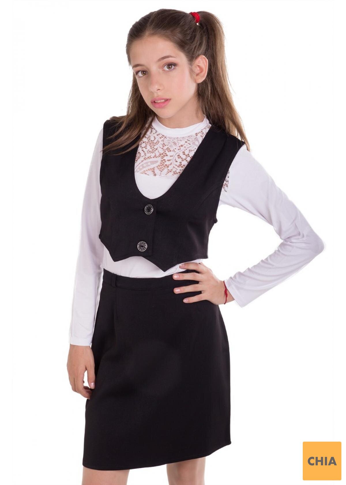 Жилет Каролина, черный