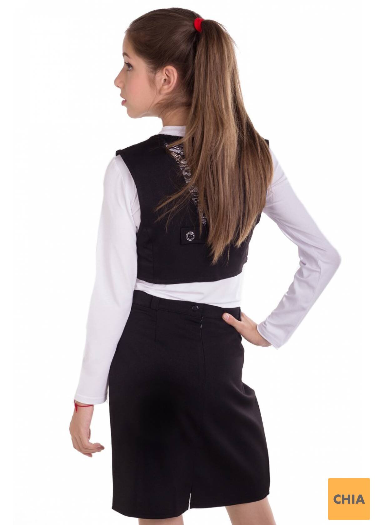 Жилет Каролина, черный