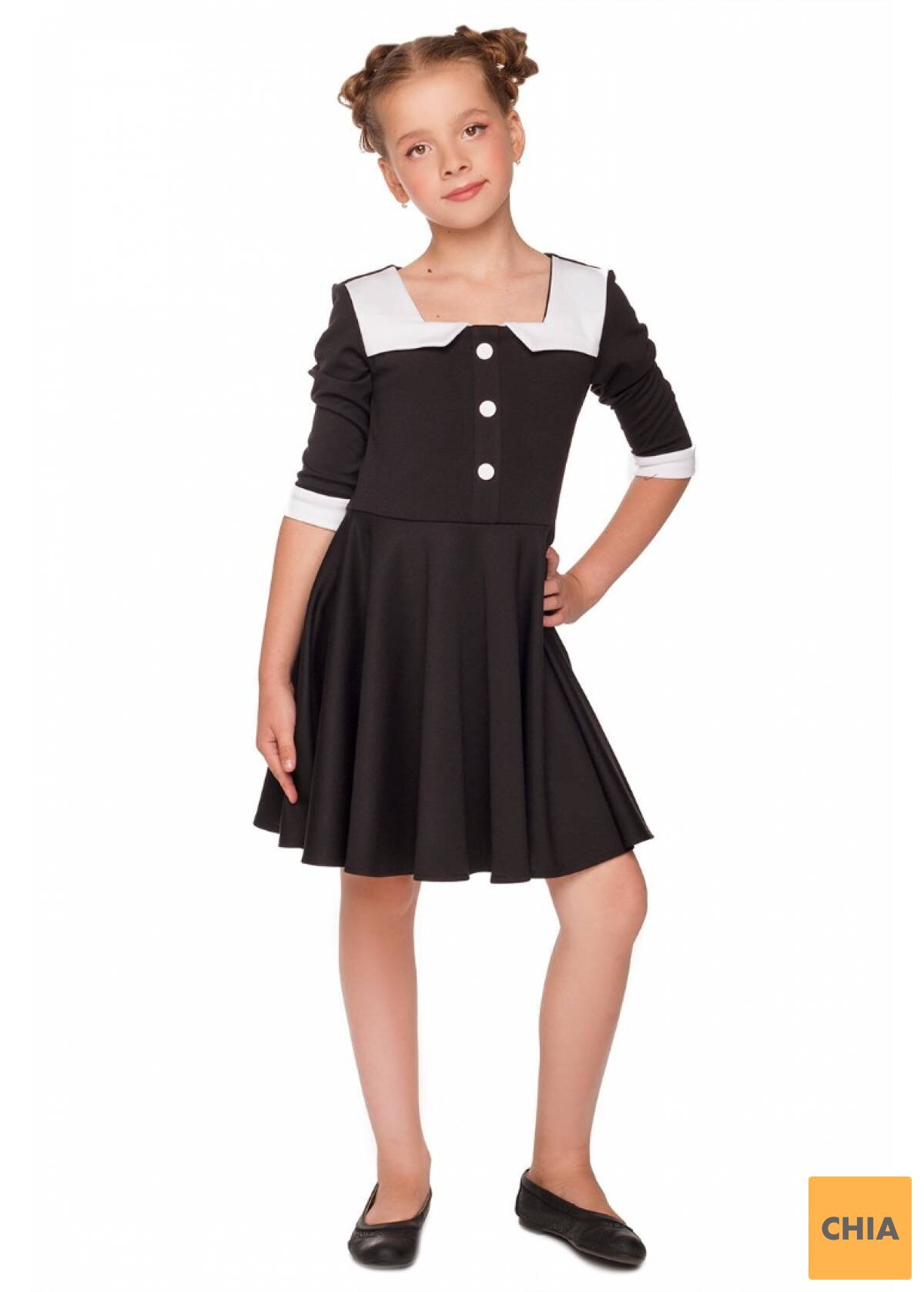 Платье Юана, черный