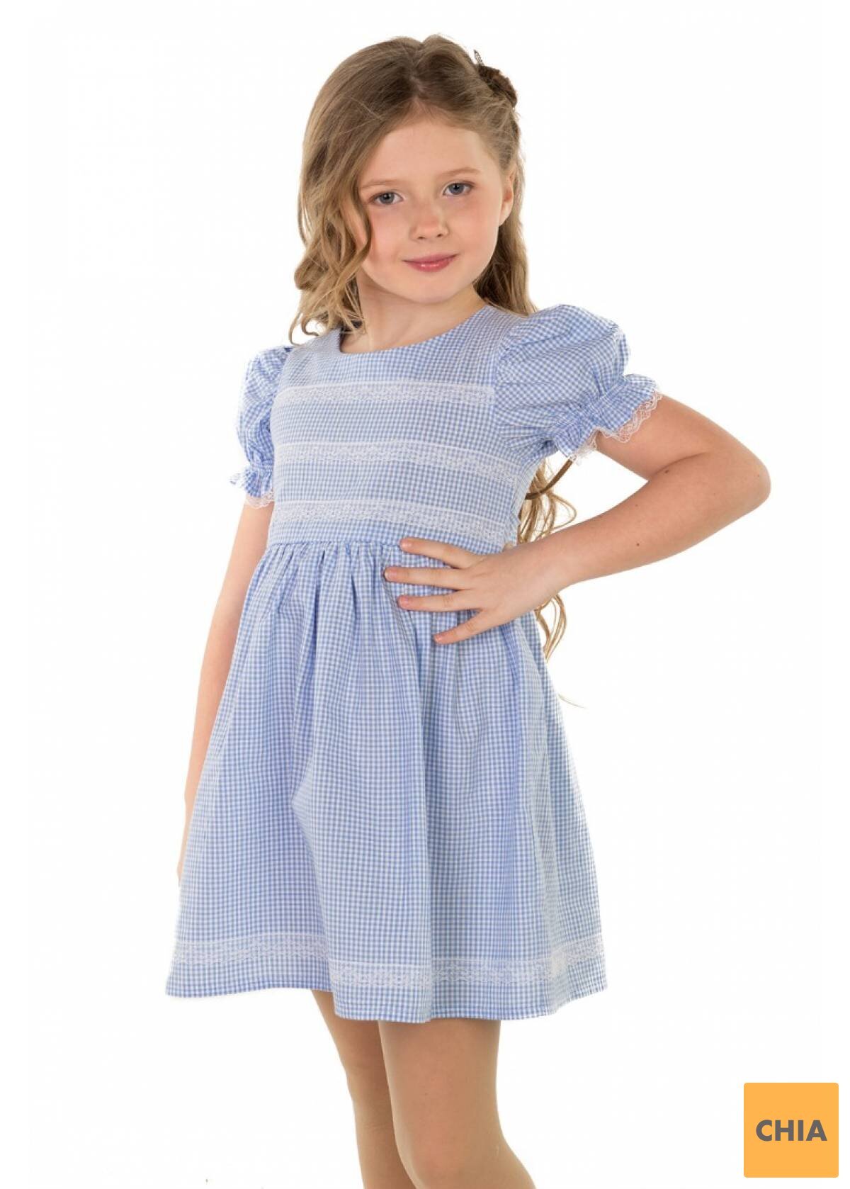 Платье Машенька, голубой