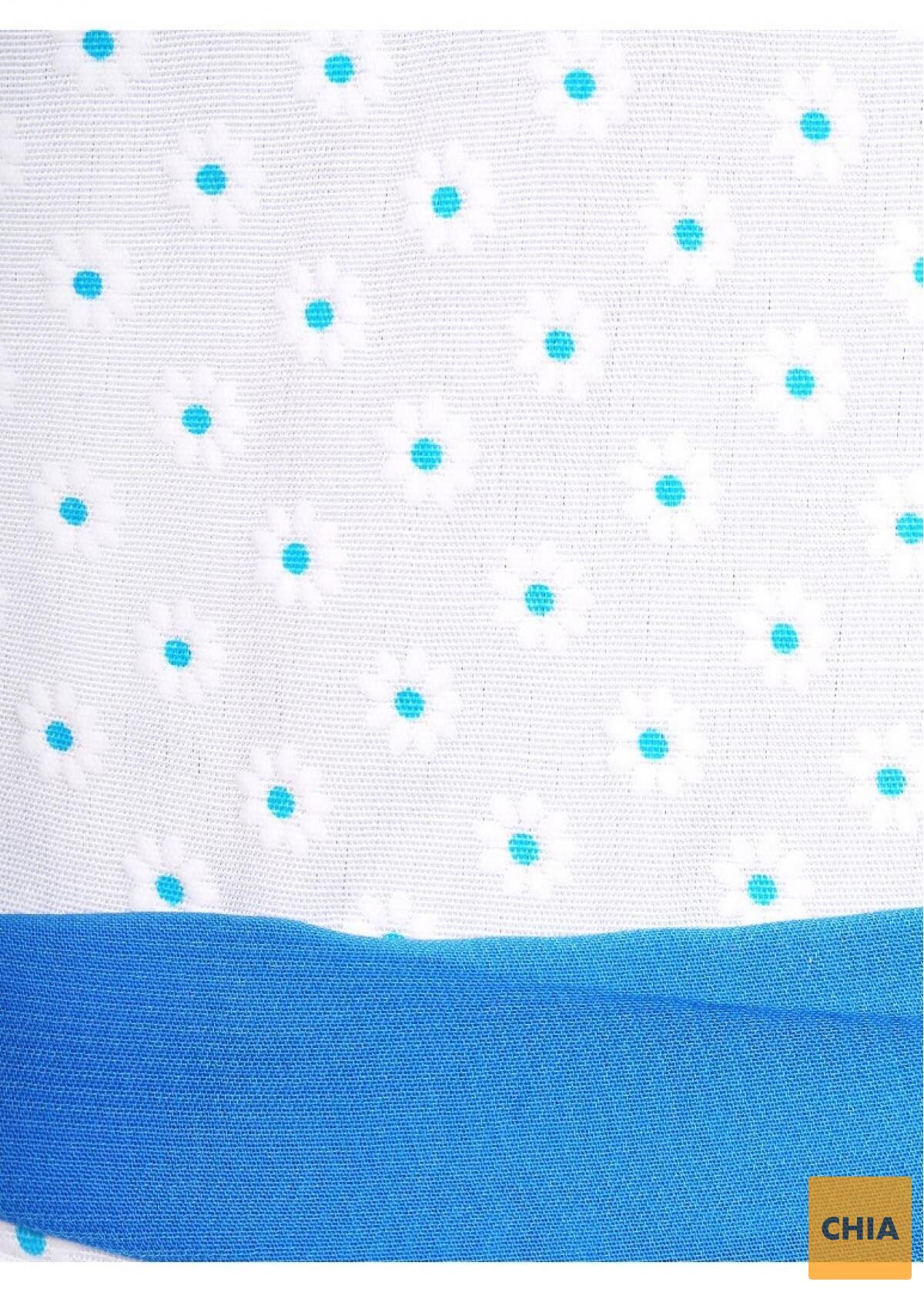 Платье Ромашка, голубой