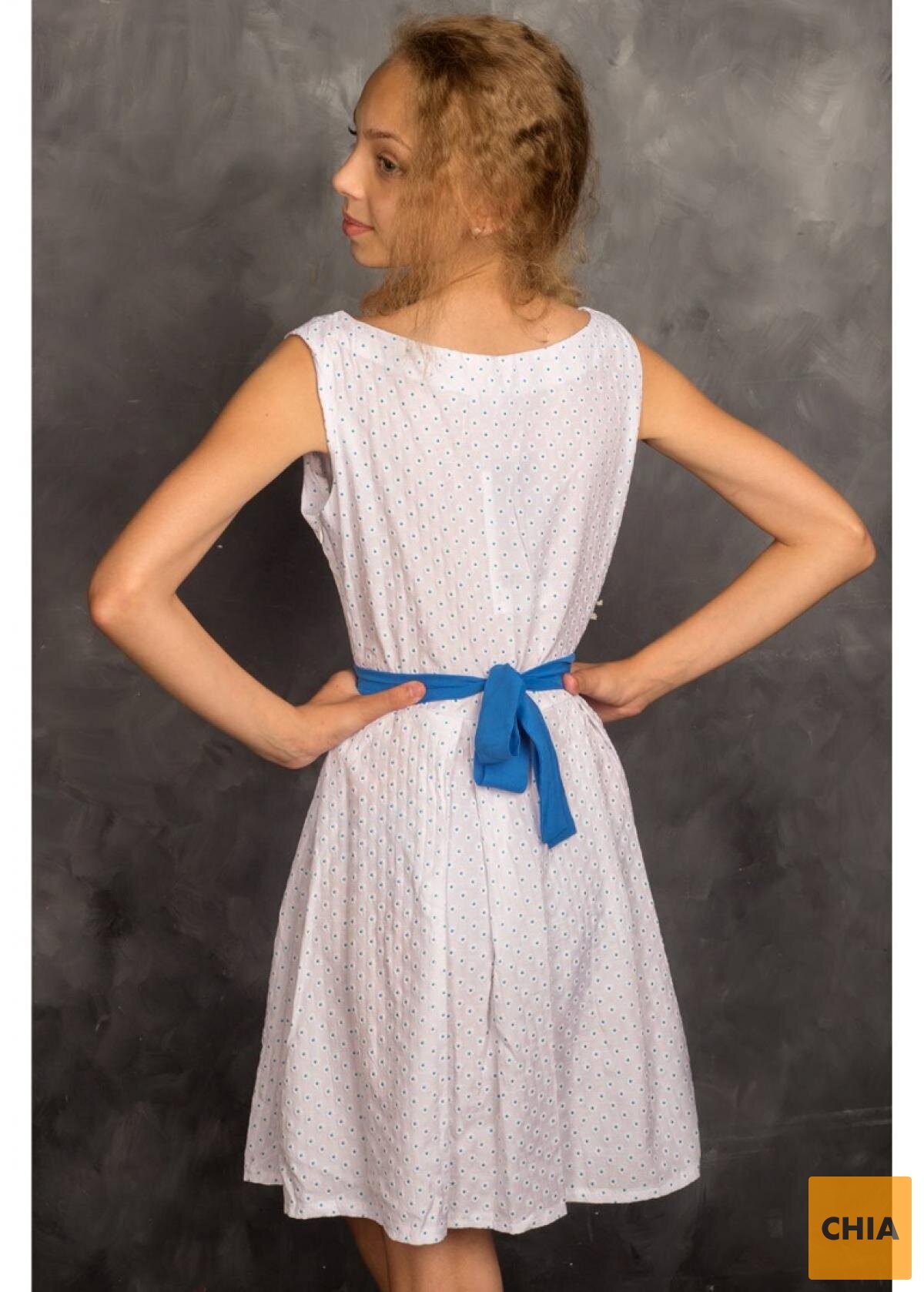 Платье Ромашка, голубой