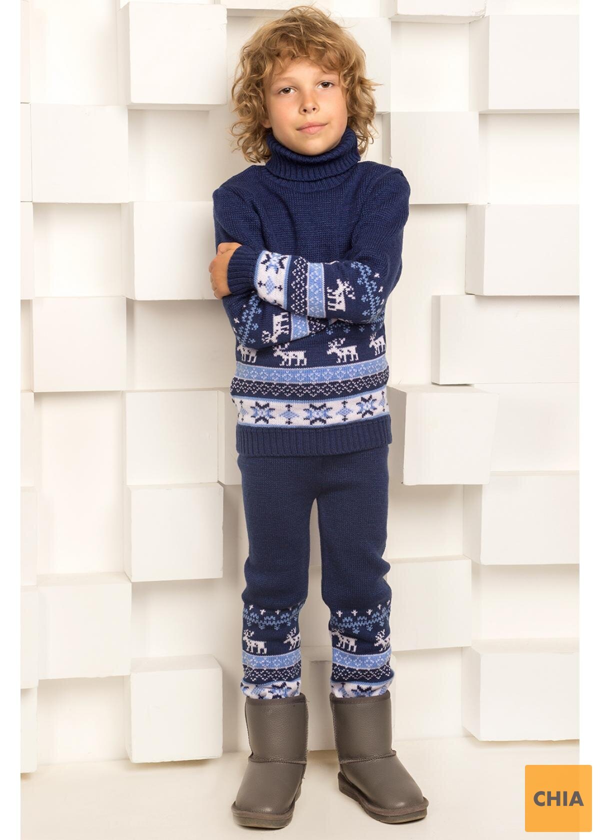 Штаны Олени детские, джинсовый