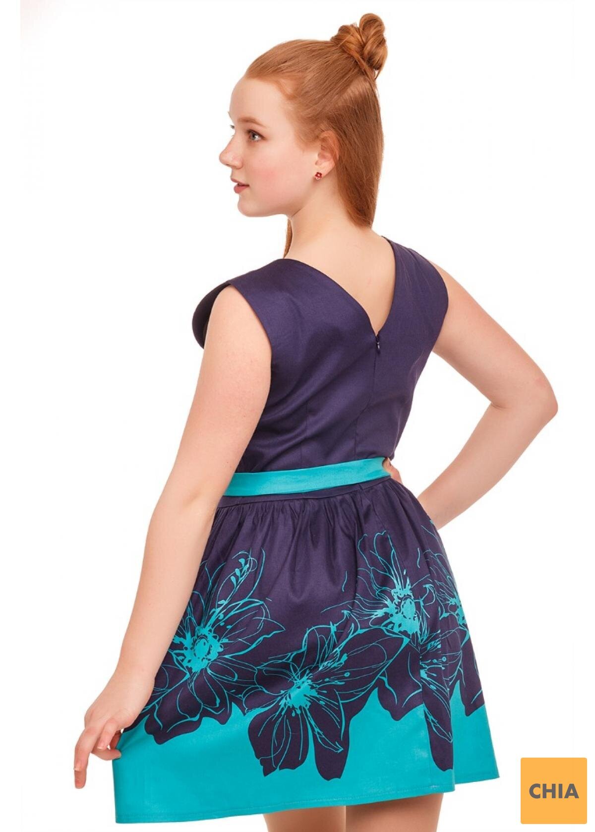 Платье Фелиция, бирюзовый