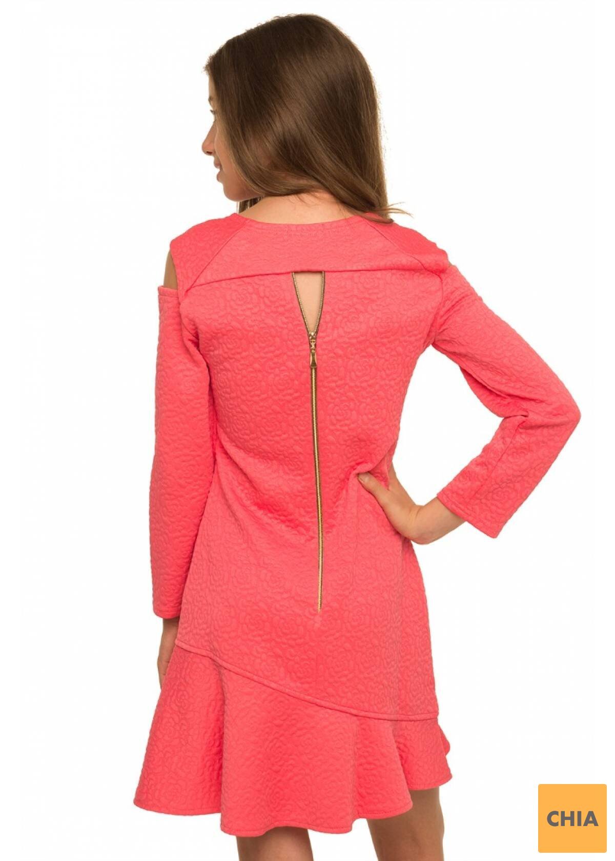 Платье Розалия, коралловый