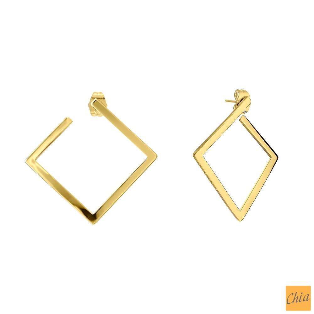 Серьги Flat Square