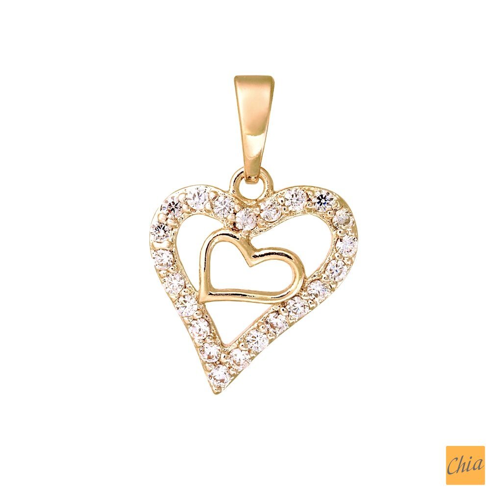 Кулон Golden Hearts