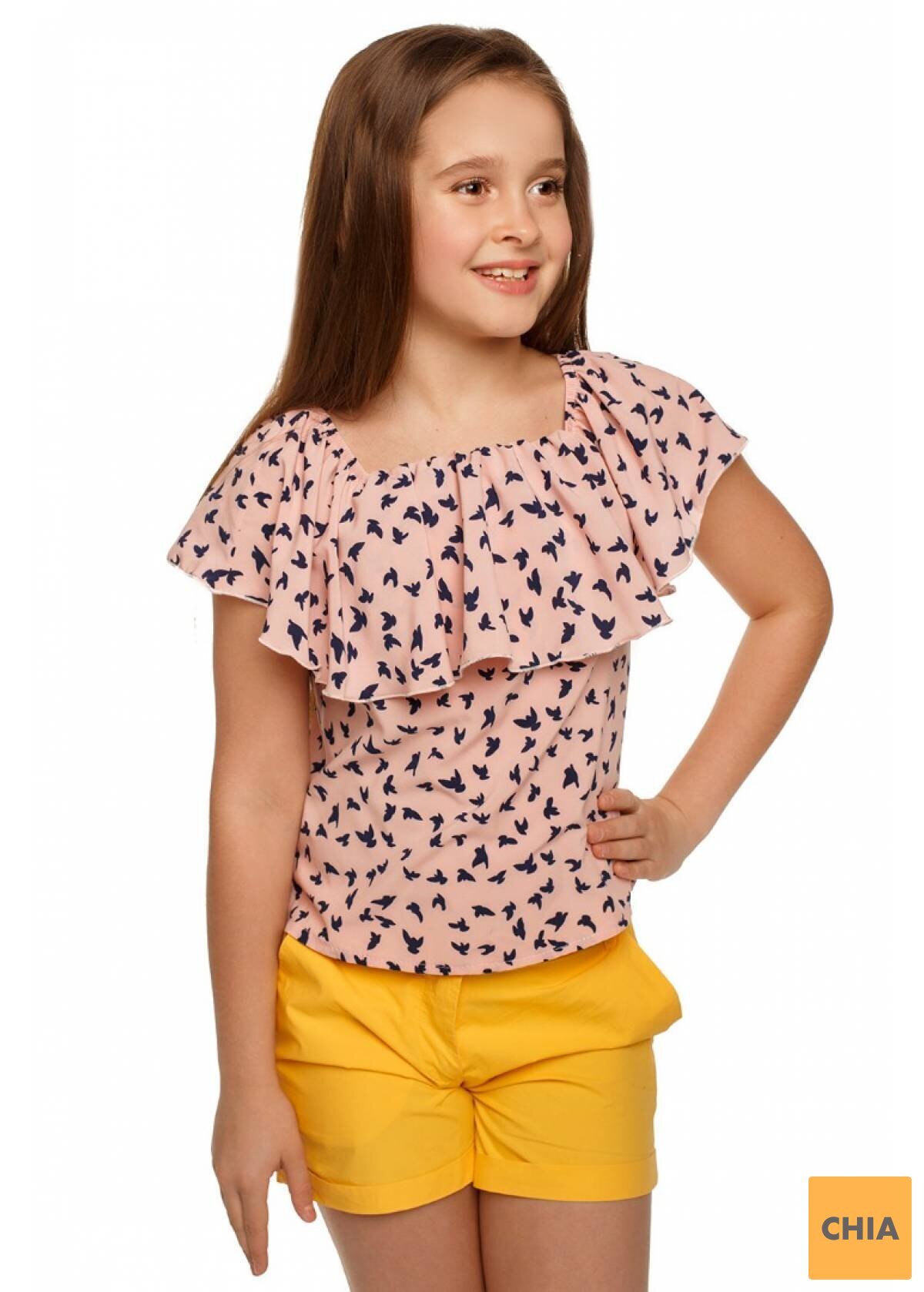 Блуза Пташка, розовый