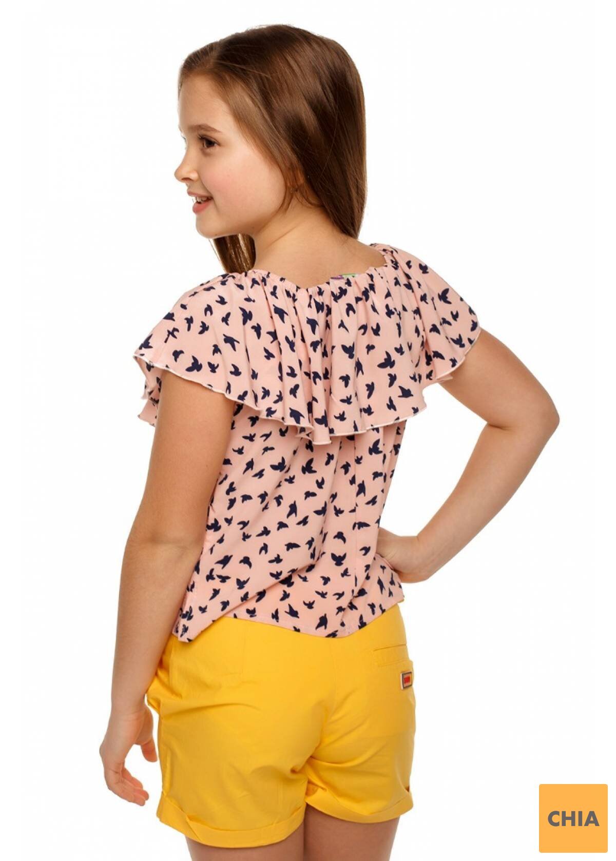 Блуза Пташка, розовый