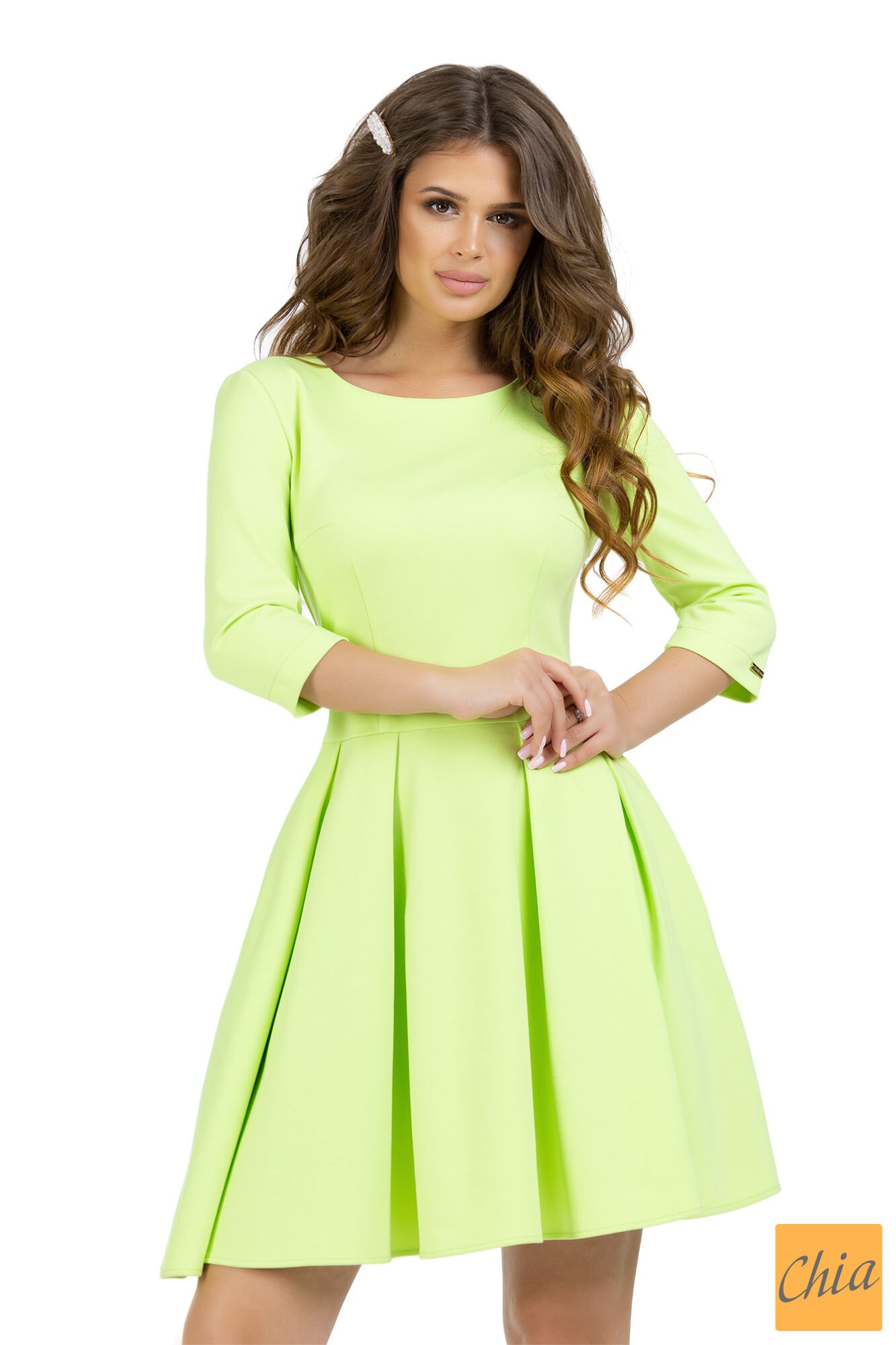 Трикотажное платье с карманами