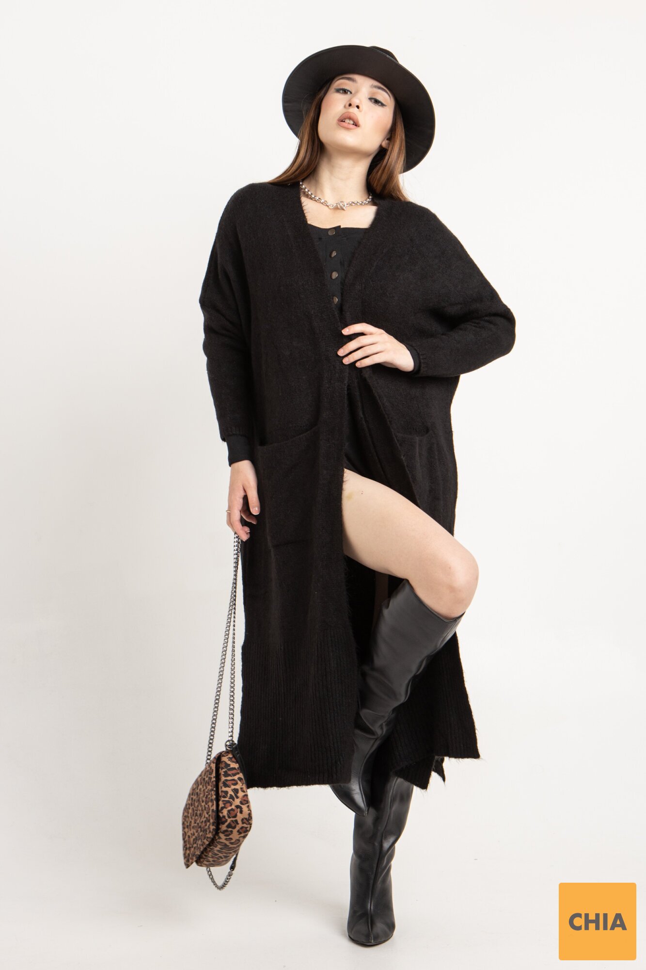 Кардиган Миди