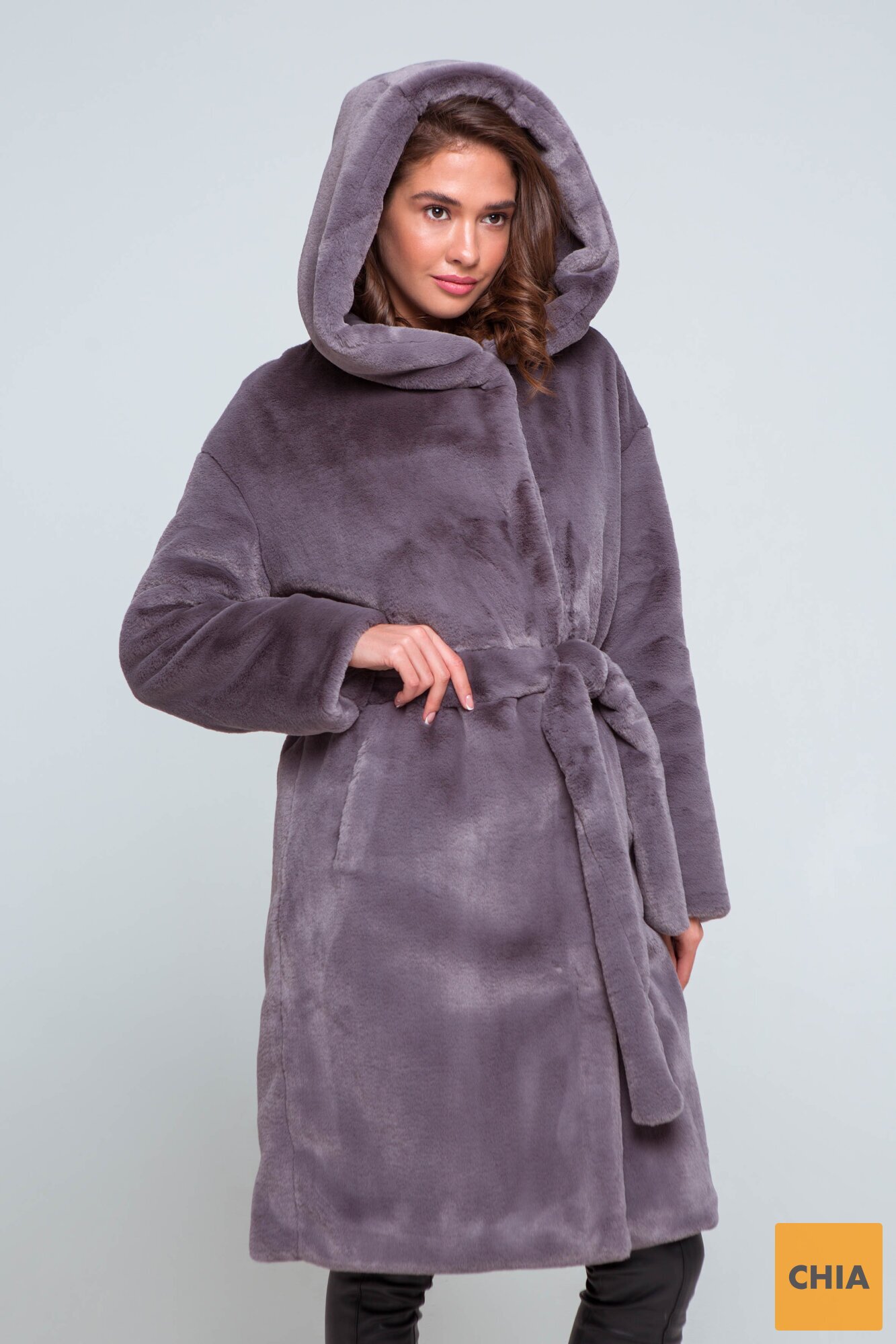 Шуба Эдит мокко