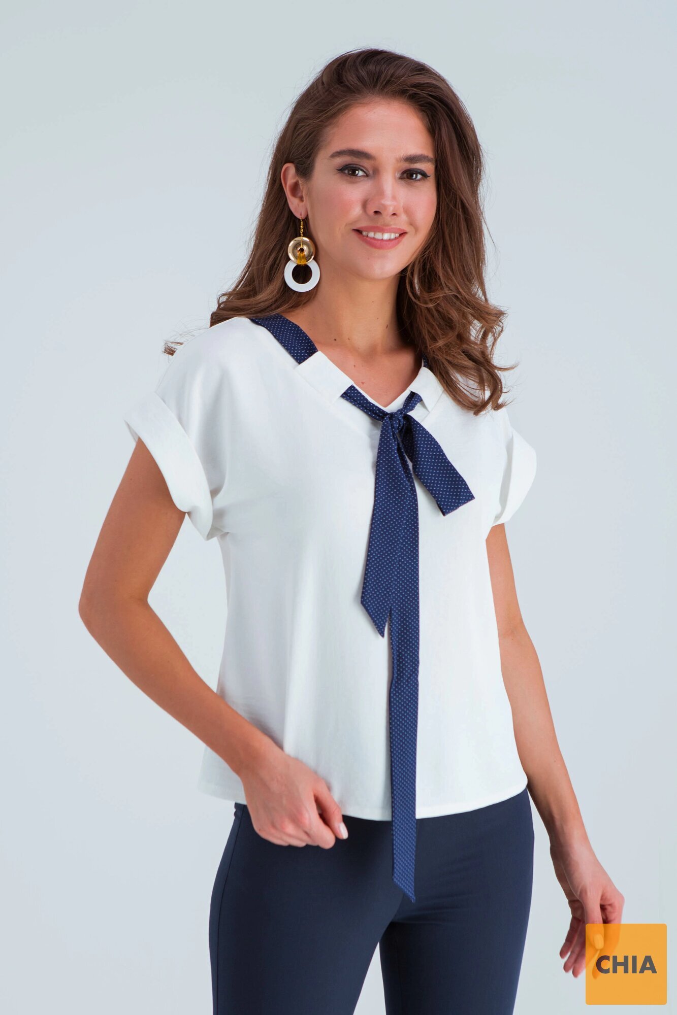 Блуза Селена белый