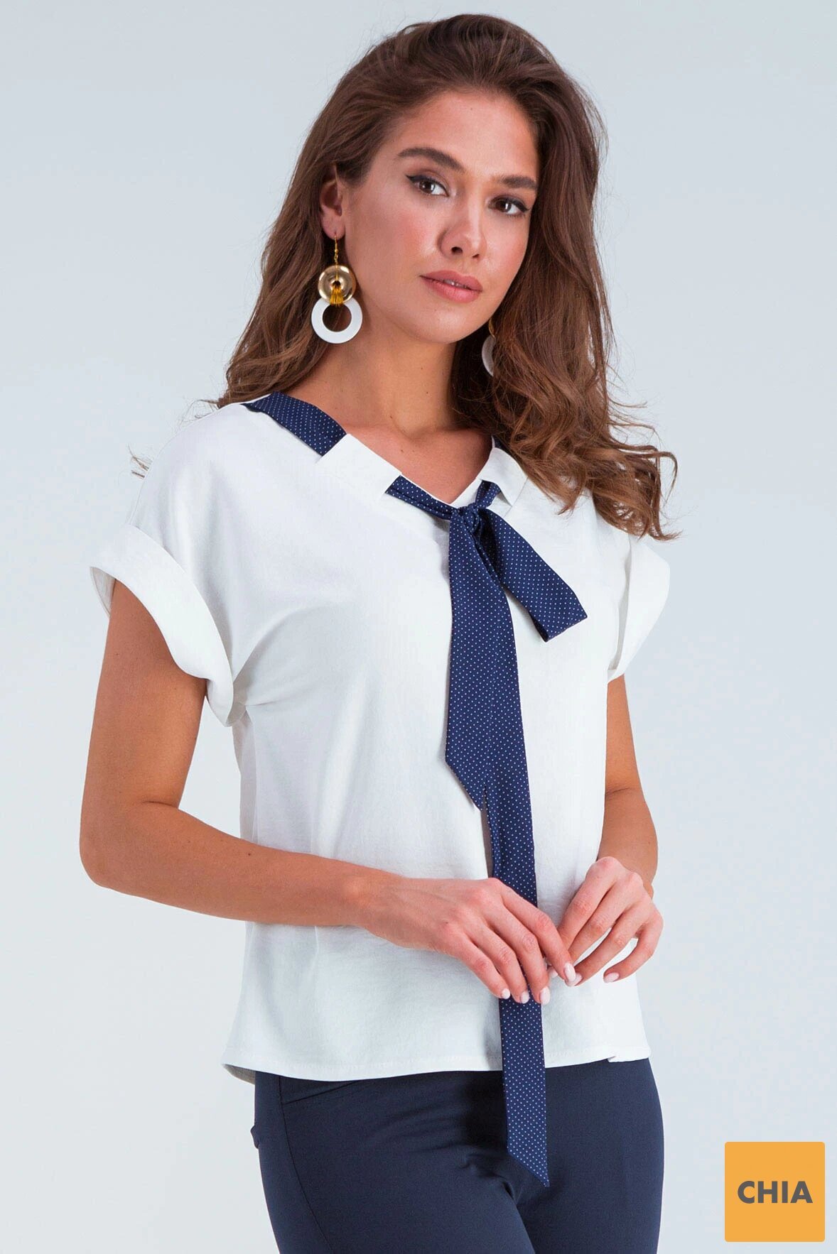 Блуза Селена белый