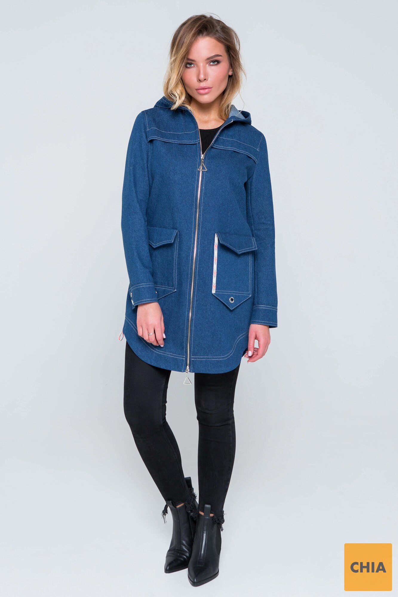 Куртка джинс Эшли синяя