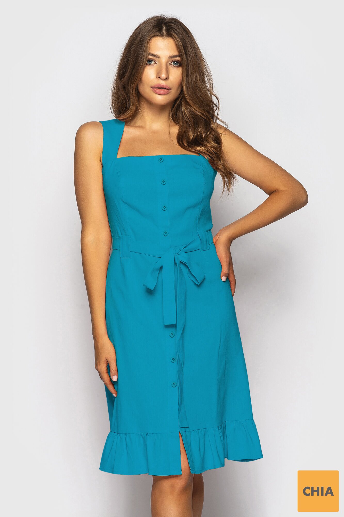 Платье "LANA" бирюзовое