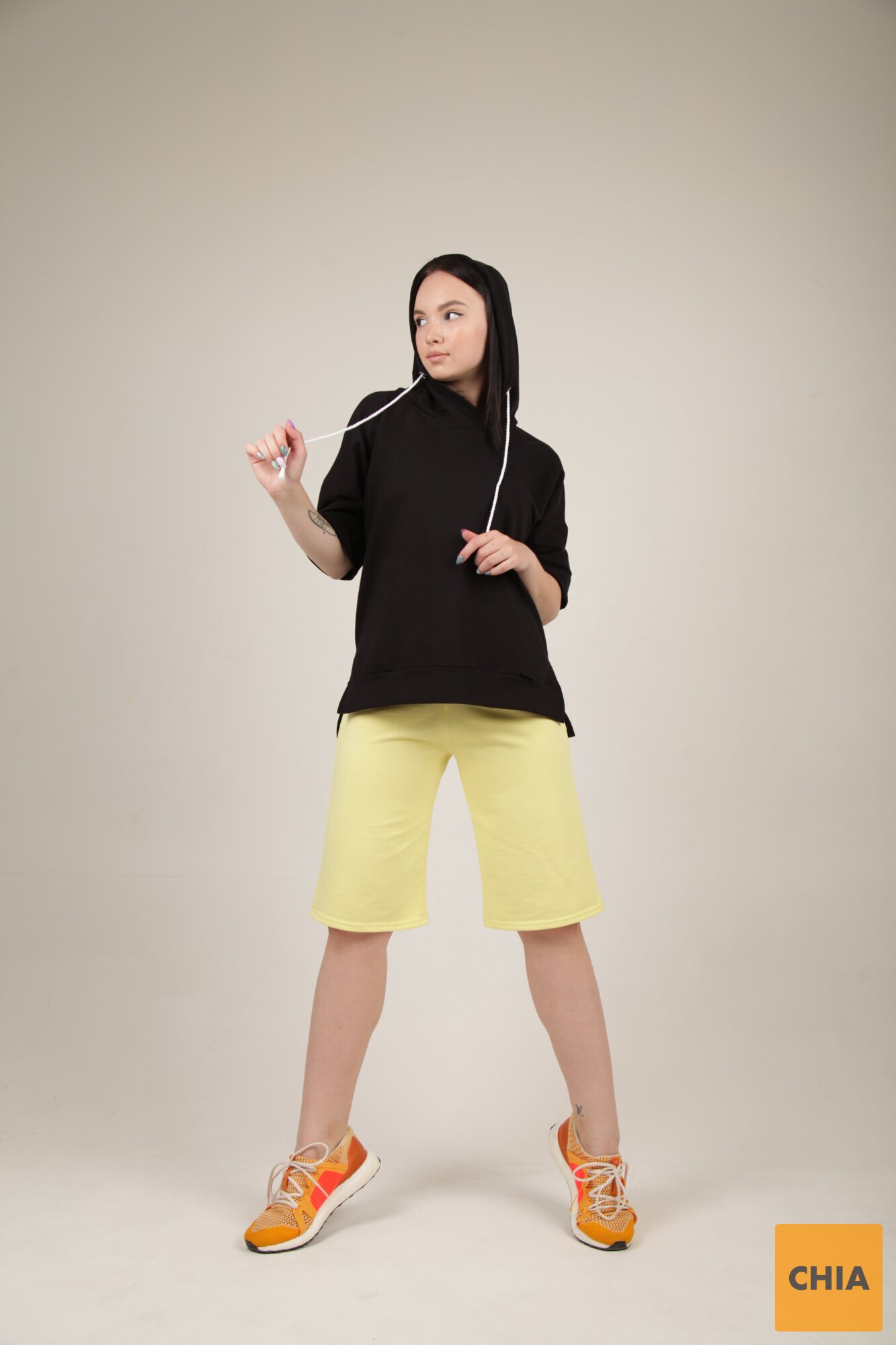 Костюм шорты и худи