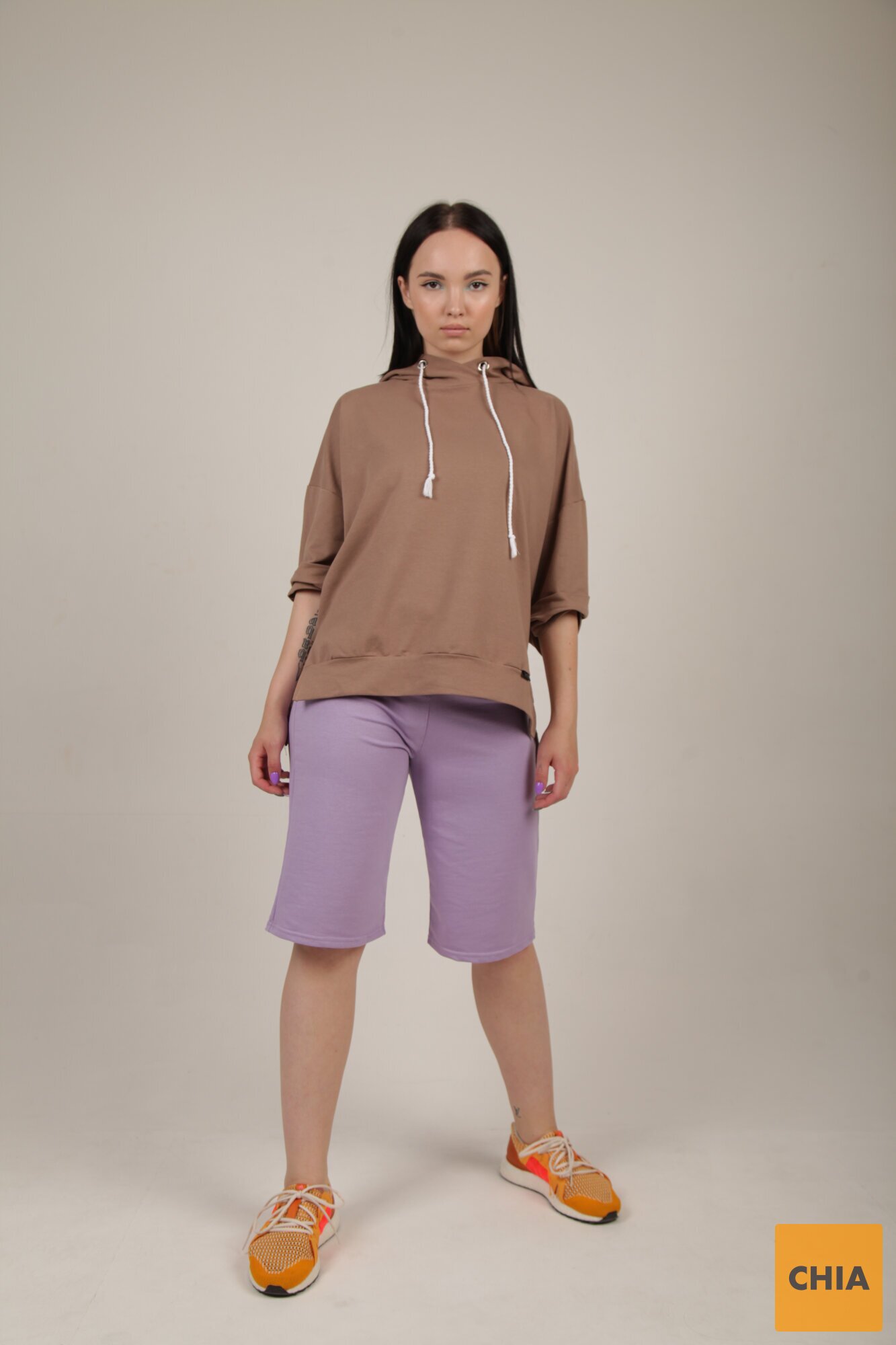 Костюм шорты и худи