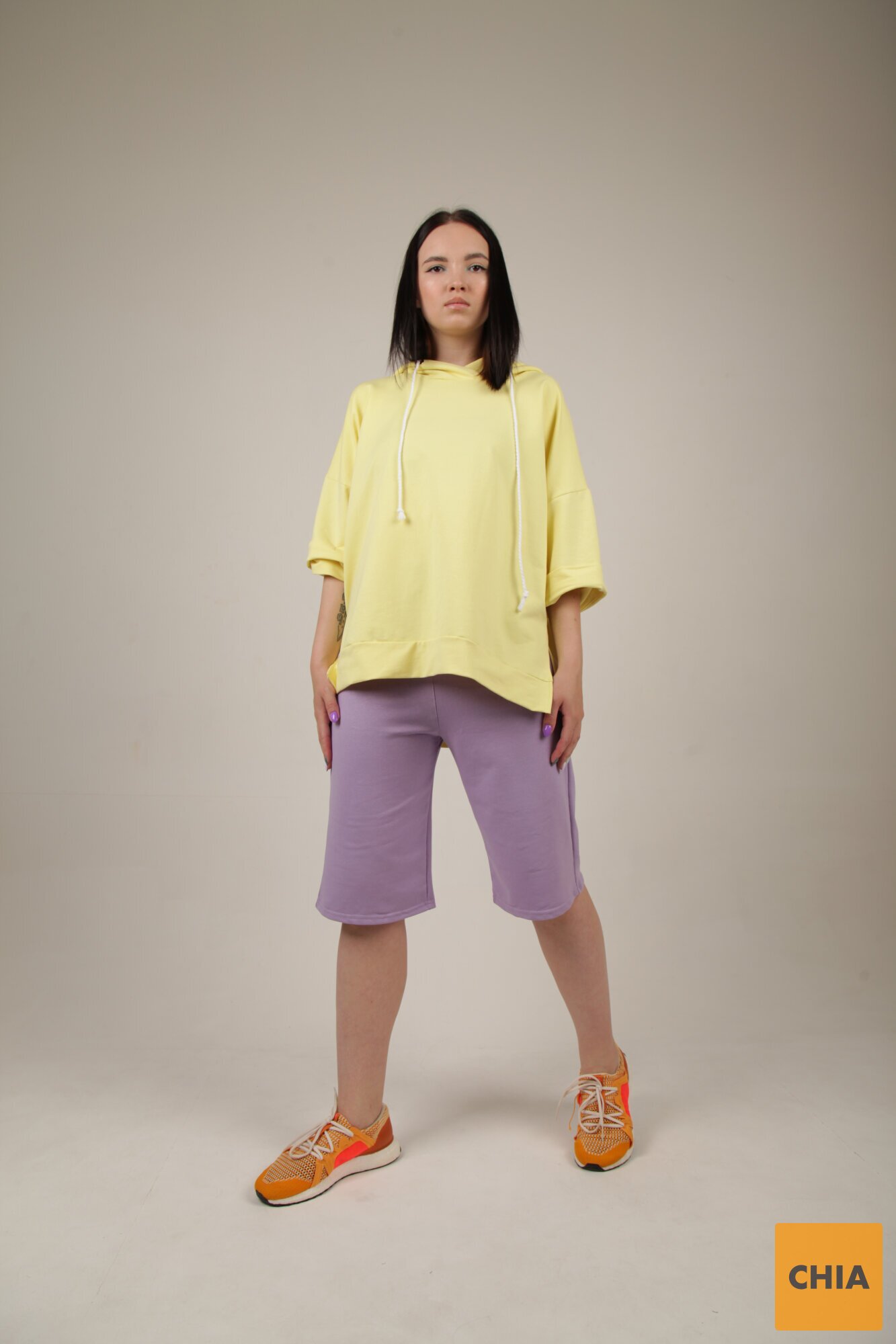 Костюм шорты и худи