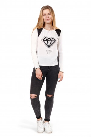 Джемпер Philipp Plein Из Шелк - Акрил Со Стра...