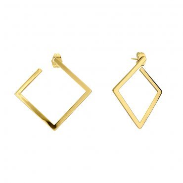 Серьги Flat Square