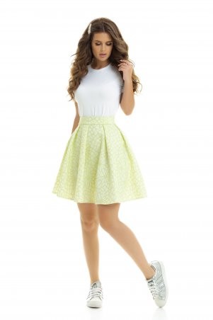 Расклешенная юбка из жаккарда