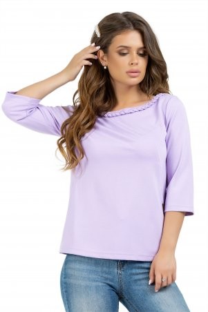 Лиловая трикотажная кофта