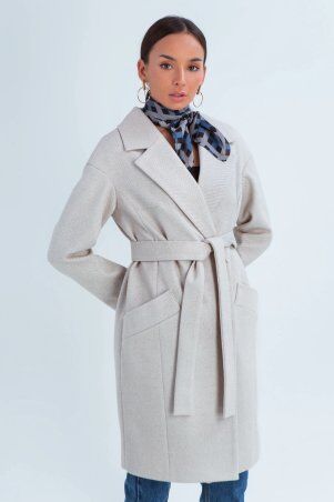 Пальто Джил светло-бежевый (м.елка)