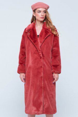 Шуба Эмилия терракот