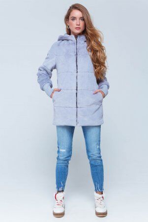 Шуба Алексис серый