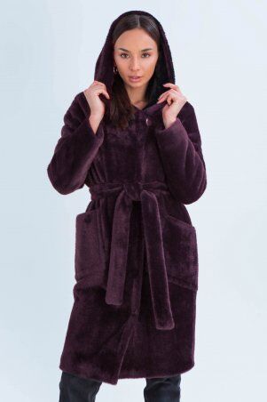 Шуба Айси фиолетовый