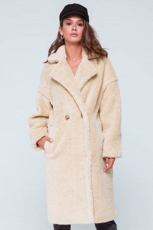 Шуба Ребека бежевый