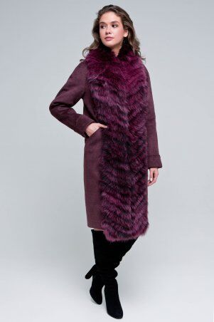 Пальто Эстель бордо