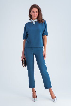 Блуза Белль морская волна