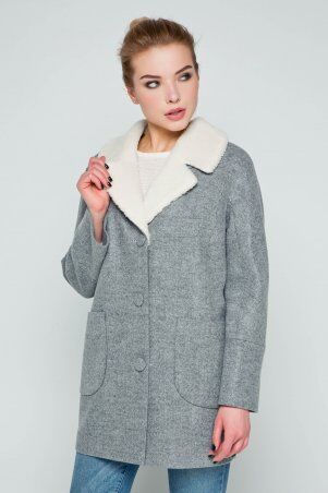 Пальто Грейс серый
