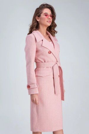 Пальто Бруна розовый