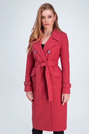 Пальто Бруна коралл
