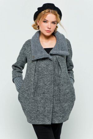 Пальто Брук темно-серый